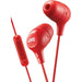 JVC-HAFX38M JVC "Marshmallow" In-Ear Headphones w/Mic Assorted Colors BRAND NEW - TuracellUSA