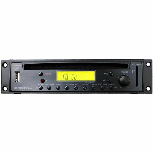 Rolls CD MP3 Player Rack Mountable with XLR Output Connectors HR72X (1RU High) - TuracellUSA