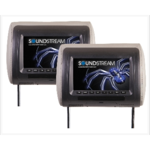 2 - Soundstream VH-90CC Universal Replacement 9" Pair Headrests Package NEW! - TuracellUSA