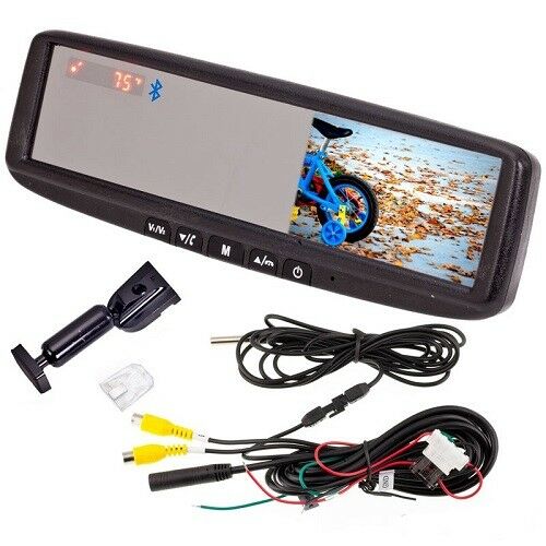 Boyo VTB45M 4.3" Digital Tft LCD Mirror Monitor Bluetooth Compass BRAND NEW - TuracellUSA