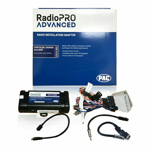 CH1A-RSX PAC Audio RadioPRO Advanced Interface for Chrysler Dodge Jeep RAM NEW - TuracellUSA