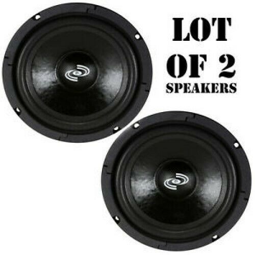 Pair of Pyle PDMR6 300W Midbass/Midrange 6.5" Woofers Pro Sealed Back; 8 Ohm - TuracellUSA