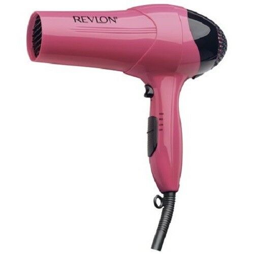 Revlon RV474 Ionic Hair Dryer, Pink, 1875 Watts WITH Concentrator - TuracellUSA