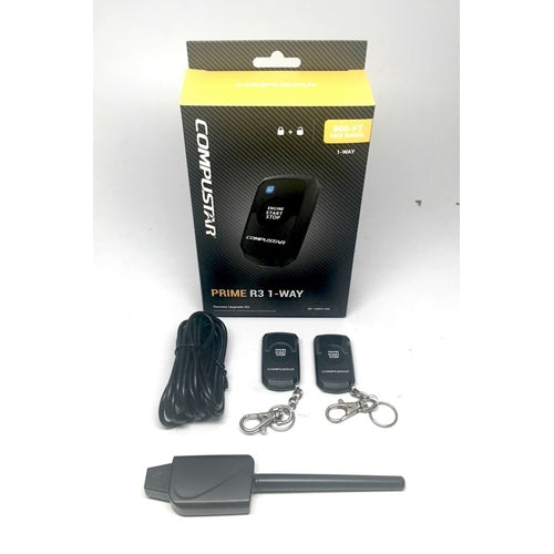 Compustar Prime R3 Remote Kit – 1 Way – 240m Range – 1 Bam - TuracellUSA