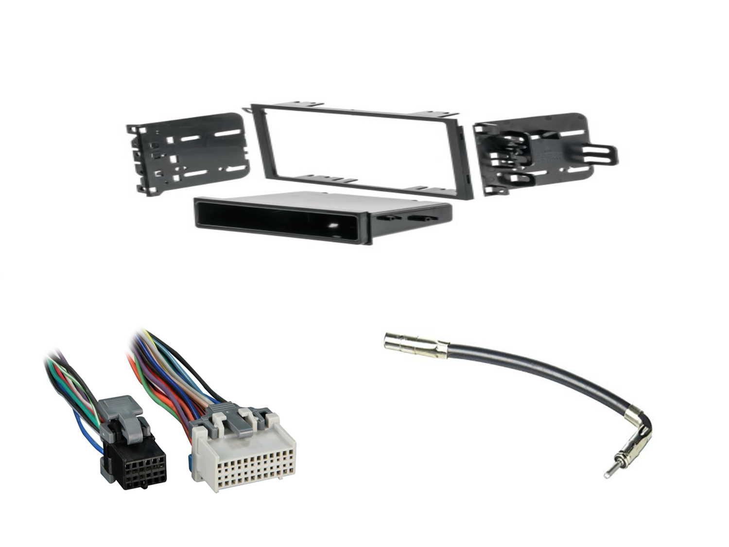 Metra 99-2011 For GM,Suzuki Multi Kit 90-12 2-Din-1-DIN w/ Harness/Antenna Adptr - TuracellUSA