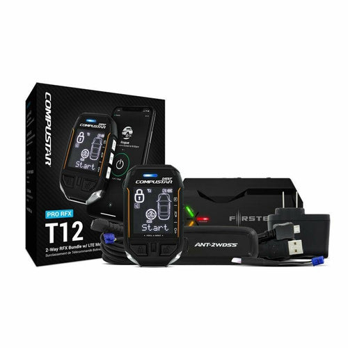 Compustar Pro RFX-2WT12-SS 3-Mile 2-Way LCD RF REMOTE + DR X1 DRONE MOBILE LTE - TuracellUSA