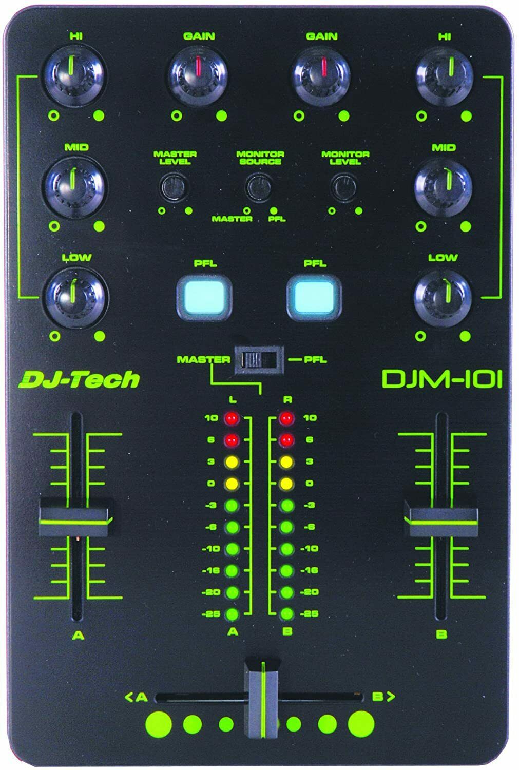 DJM101 DJ-Tech DJ Mixer USB MIDI Controller BRAND NEW - TuracellUSA