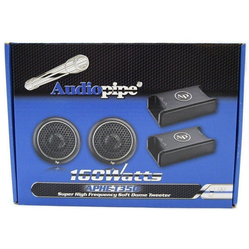 Audiopipe APHE-T350 1" Super High Frequency Tweeters, 160 Watts Max, W/ X-Over - TuracellUSA