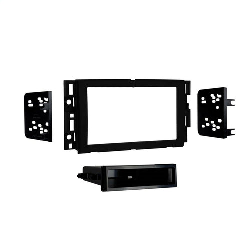 Metra 99-3321B Double DIN Matte Black Stereo Kit w/ Pocket for GM 2006-UP - TuracellUSA