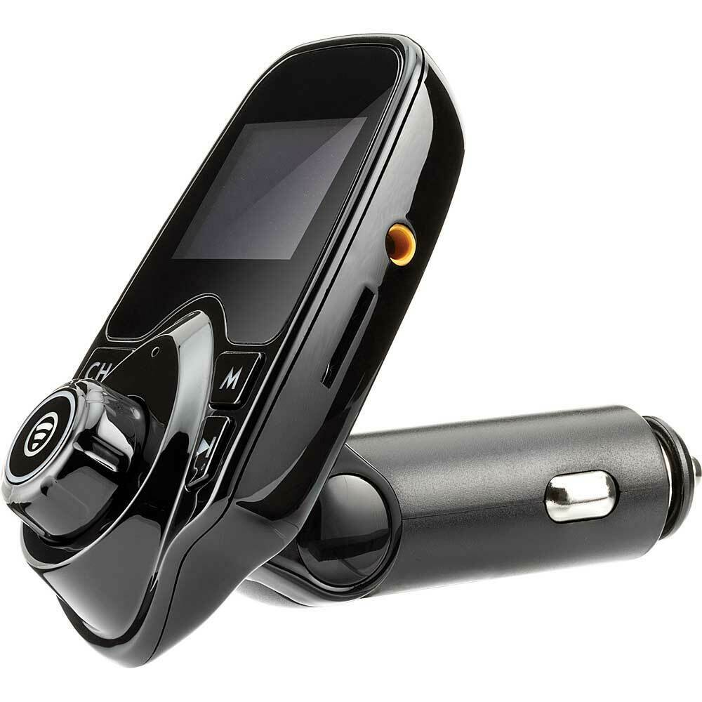 CAR AND DRIVER 4072BK BLUETOOTH FM TRANSMITTER WITH DUAL USB PORTS - TuracellUSA