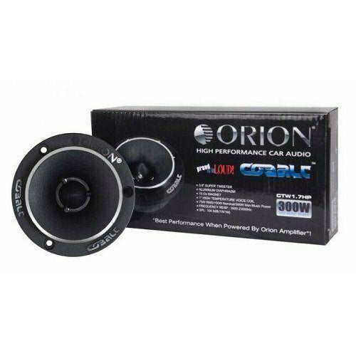Orion CTW17HP Cobalt Series CTW1.7HP 3.8" Bullet Tweeters 300w NEW! SOLD AS PAIR - TuracellUSA