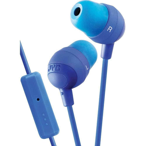 JVC HAFR37 Marshmallow Inner-Ear Earbuds with Remote & Mic 1.2M BRAND NEW - TuracellUSA