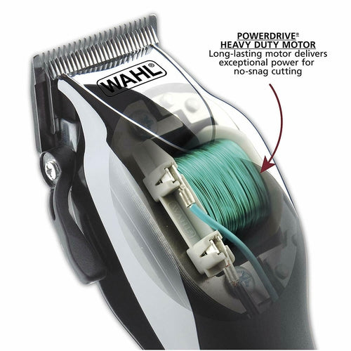 795242501 Wahl Hair Cutting Kit Professional Barber Clipper Haircut Trimmer 24pc - TuracellUSA