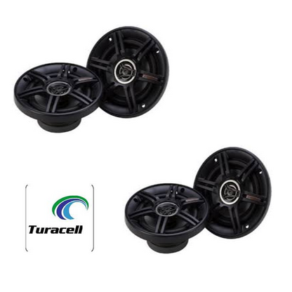 4 CRUNCH CS525CX 5.25-INCH 5.25" 2-WAY CAR AUDIO COAXIAL SPEAKERS NEW! - TuracellUSA