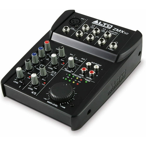 ZMX52 ALTO 5-CHANNEL COMPACT MIXER NEW - TuracellUSA