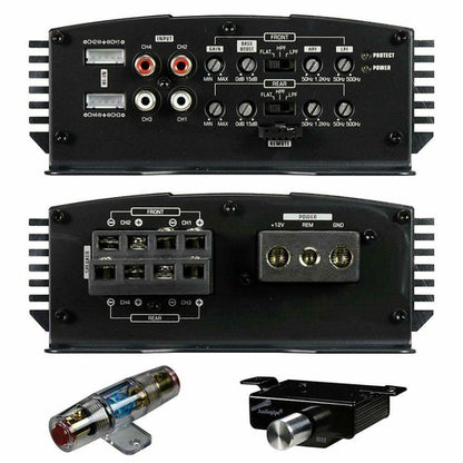 AUDIOPIPE APMN-4150D Mini 4 Channel Car Motorcycle Amplifier 2500W 4CH Micro Amp - TuracellUSA