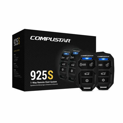 Compustar CS925S 1-Way Remote Start System W/Keyless 2-4 Button Remotes, 1500ft - TuracellUSA