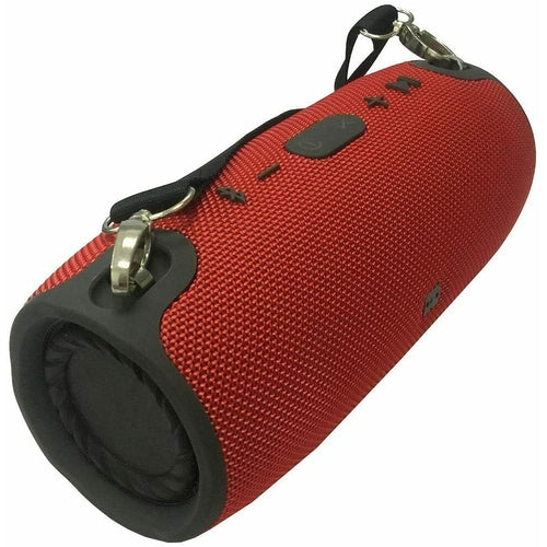 BT220RD QFX Portable Rechargeable Bluetooth Speaker with Carry Strap NEW - TuracellUSA
