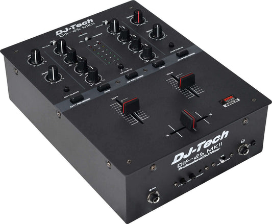 DIF2SMKII DJ-Tech DJ Mixer 2-Channel w/contactless innoFADER BRAND NEW - TuracellUSA