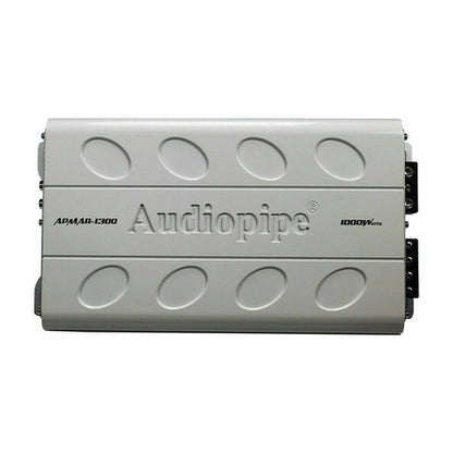 Audiopipe APMAR-1300 Marine Amplifier Monoblock Boat UTV Powersports Subwoofer - TuracellUSA