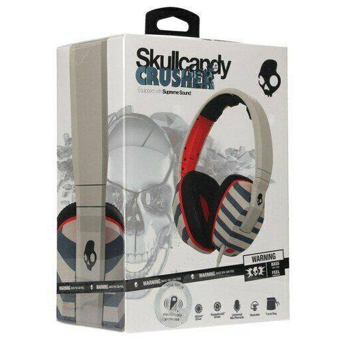 Genuine Skullcandy Crusher Headphones with Built-in Amplifier with Mic & Remote - TuracellUSA