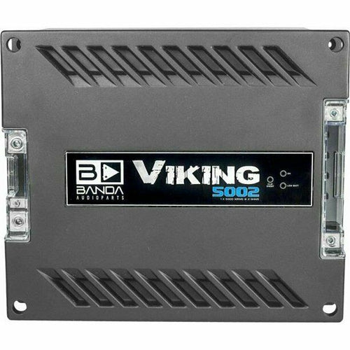 VIKING5002 BANDA One Channel 5500 Watts Max 2 Ohm Car Audio Amplifier NEW - TuracellUSA