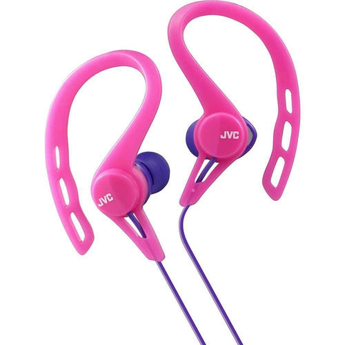 JVC HAECX20P Sport-Clip inner ear Headphones Brand New PINK - TuracellUSA