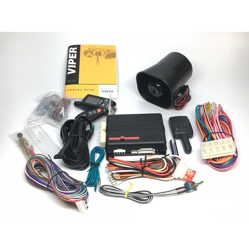 Viper 5305V Alarm & Remote Starter + iDATALINK ADSALCA Package 1/4 Mile LCD - TuracellUSA