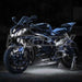 XKGLOW WHITE 8 PODS 2 STRIPS MOTORCYCLE ATV SNOWMOBILE LED UNDERGLOW KIT - TuracellUSA