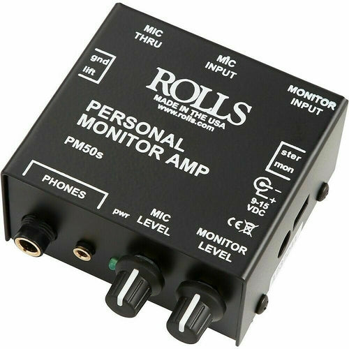 Rolls PM50S Personal Monitor Amp Brand NEW! - TuracellUSA