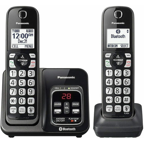 KXTGD562M Panasonic Link2Cell Bluetooth Cordless Phone with Voice Assist NEW - TuracellUSA