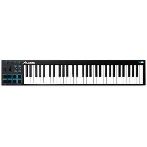 V61 Alesis - 61 Keys USB-MIDI Keyboard Controller BRAND NEW - TuracellUSA