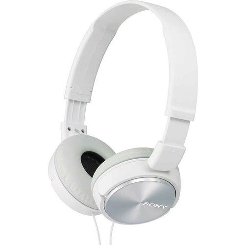 Sony MDRZX310W ZX Series Fordable On Ear Headphones,Lightweight White - TuracellUSA