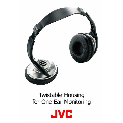 JVC Hav570 Full-Size Open Monitor Headphones with In-Line Volume Over Ear NEW! - TuracellUSA