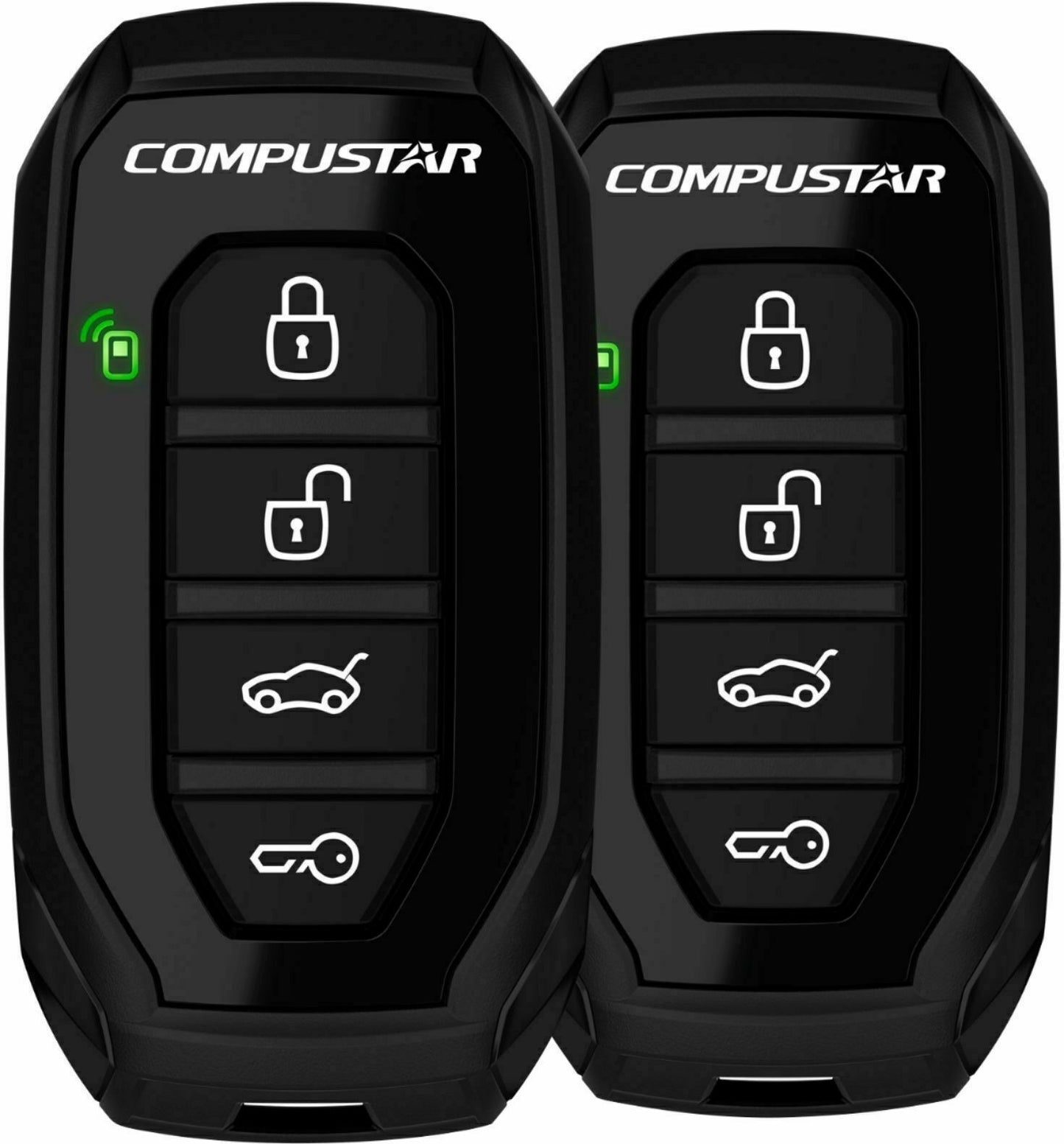 Compustar RF1WG15AP 1-Way Rf Kit Transmitter, With 2-4-Button Remotes 1500 Ft RG - TuracellUSA