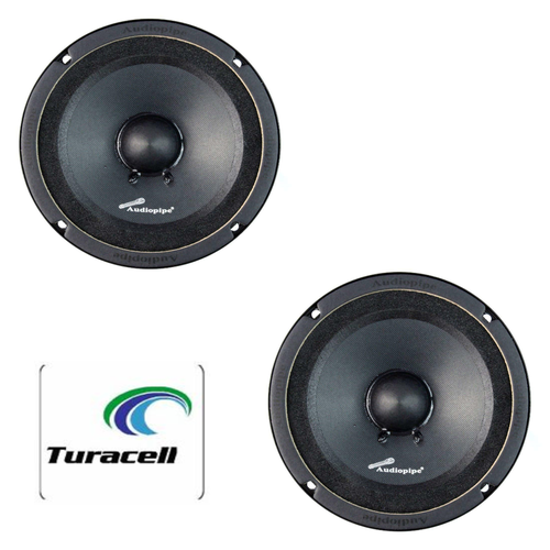 2 - Audiopipe APMB-638SB-C , 6" Sealed Back Low Mid Frequency Loud speaker pair - TuracellUSA