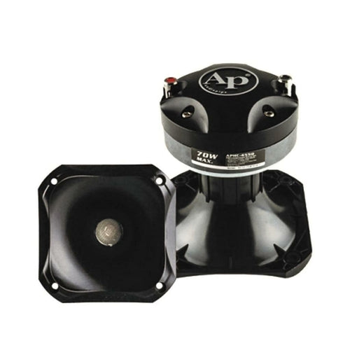 2 Audiopipe APHC-4550 70 Watts Max 3.5" Compression Driver w/ ABS Horn pair - TuracellUSA