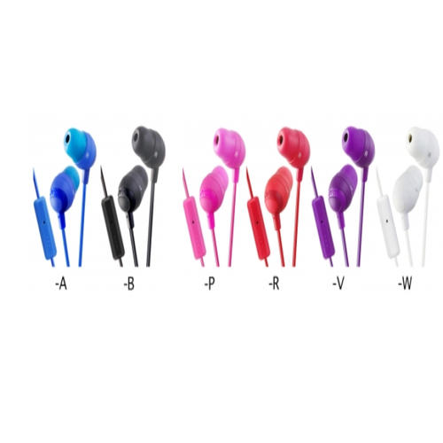 JVC HAFR37 Marshmallow Inner-Ear Earbuds with Remote & Mic 1.2M BRAND NEW - TuracellUSA