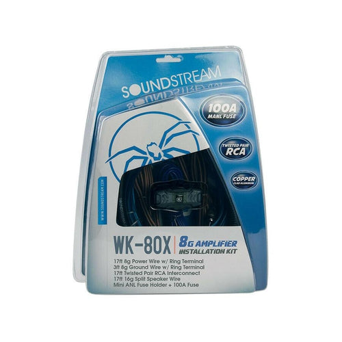Soundstream WK80X 8g Installation Kit W/100a Manl Fuse BRAND NEW! - TuracellUSA