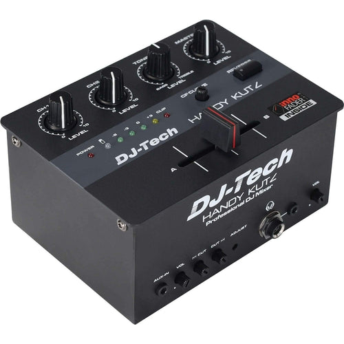 HANDYKUTZ DJ-Tech Ultra-Portable DJ mixer 2-Channel BRAND NEW - TuracellUSA