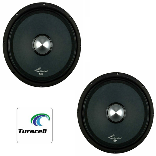 2 - Audiopipe APMB-811DR 8" Low-Mid Loudspeaker, 300 Watt Max, Neodynium Magnet - TuracellUSA