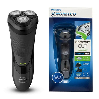 Philips Norelco Mens Shaver 3100 Model S3310 Cordless Trimmer Washable NEW! - TuracellUSA
