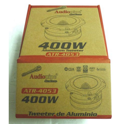 4X Audiopipe ATR-4053 4" Titanium Super Car Bullet Tweeter ATR4053 400w per NEW! - TuracellUSA