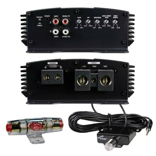 Audiopipe APMN2000 Mini Design Class D Mono 2000 Watt 1-Ohm Stable Amplifier - TuracellUSA