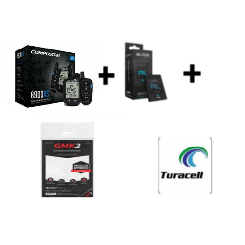 Compustar CS8900-AS All-in-One 2-Way Remote Start + Security & BLADE-AL Bypass - TuracellUSA