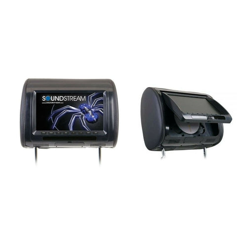 Soundstream VH-90CC 9" Pair Headrests acPkage One Side with DVD NEW! - TuracellUSA