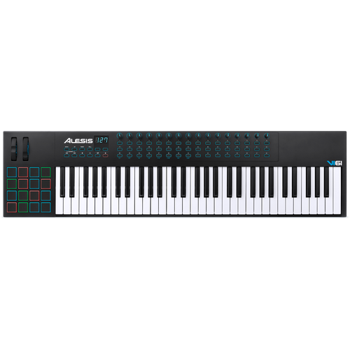 VI61 Alesis - Advanced 61-Key USB/MIDI Keyboard Controller BRAND NEW - TuracellUSA