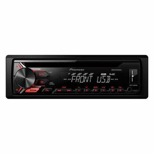 Pioneer DEHX1910UB Am Fm Cd Usb 50x4 Remote with RDS tuner, CD, USB and Aux-In - TuracellUSA