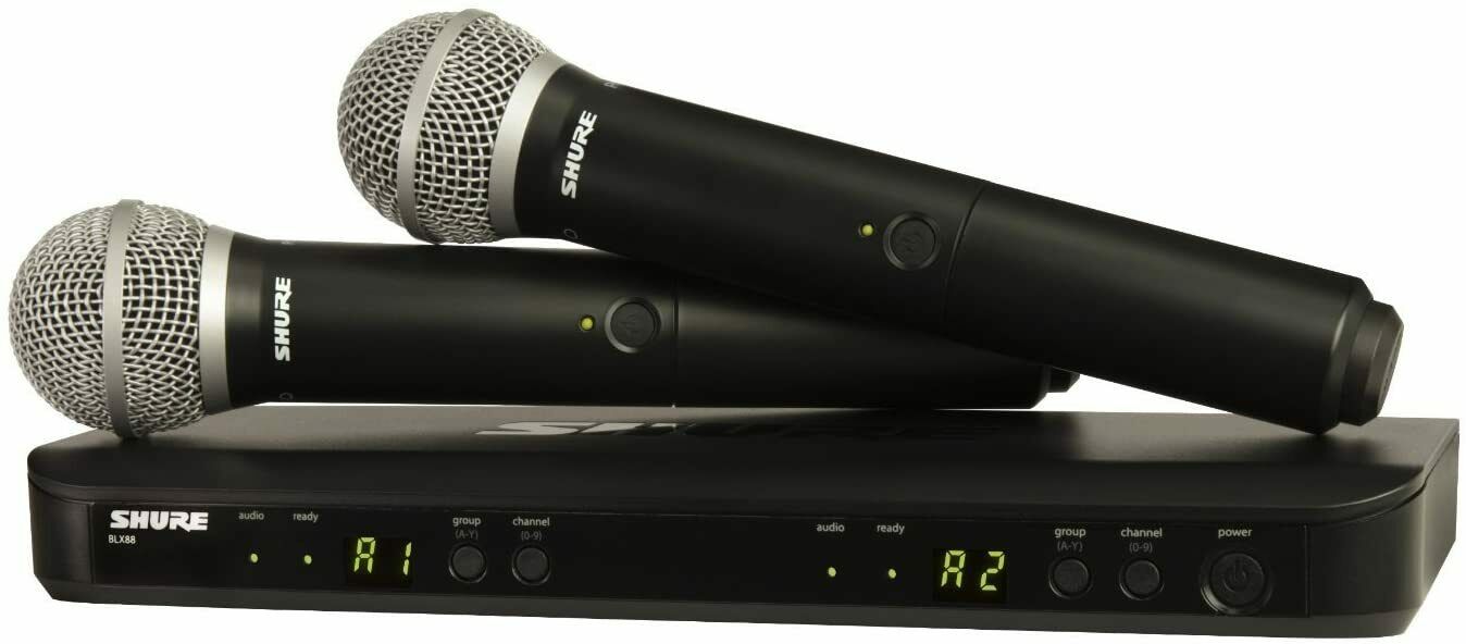 BLX288PG58H8 Shure Handheld Wireless Professional Microphone BRAND NEW - TuracellUSA