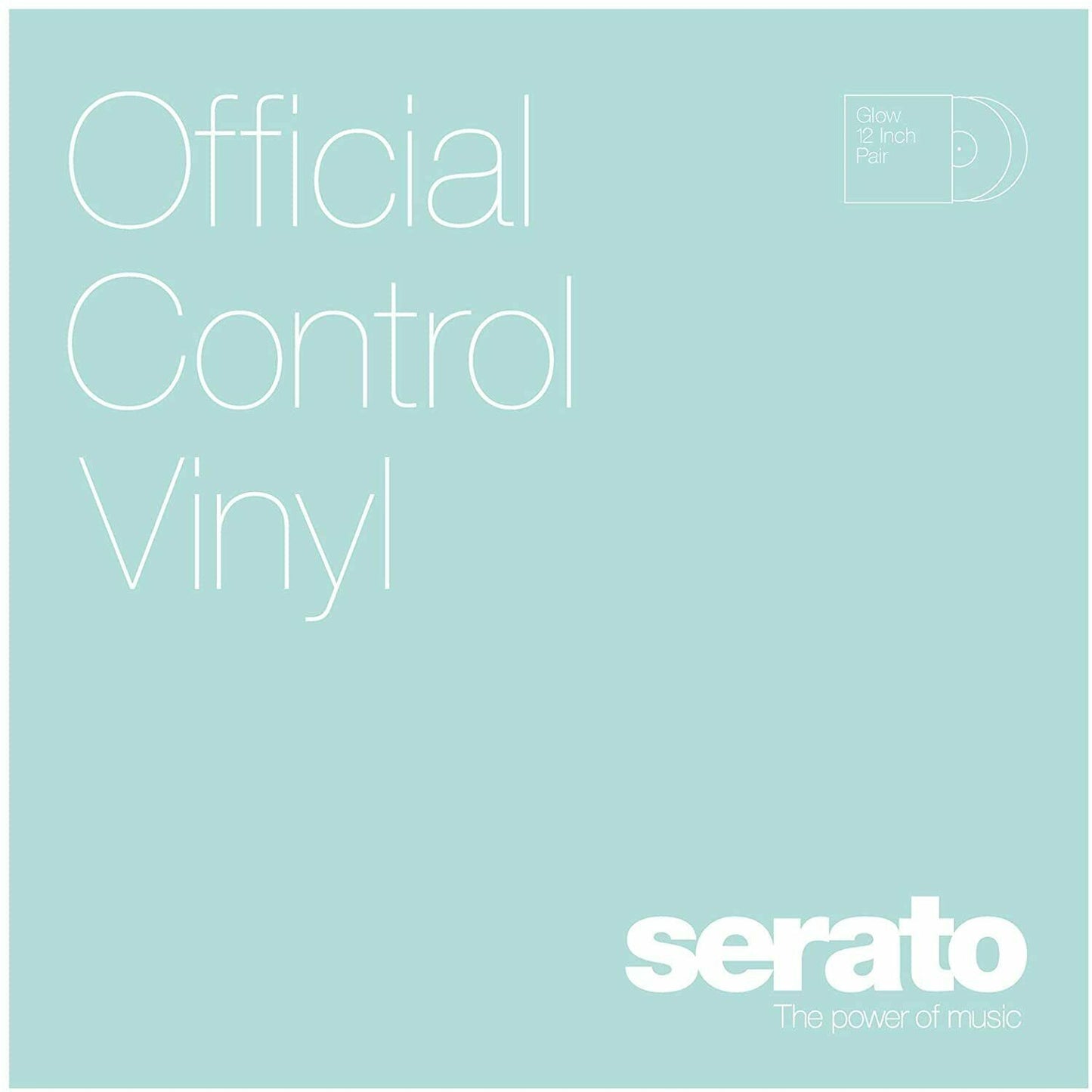 SCV-PS-GID-OV Serato 12" Control Vinyl (Pair/Glow in the Dark) BRAND NEW - TuracellUSA